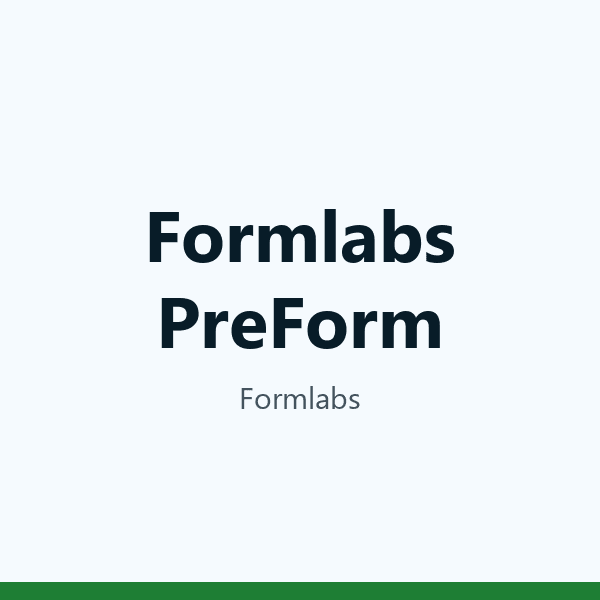 Formlabs PreForm
