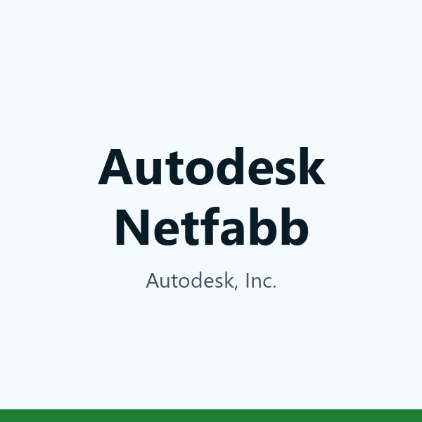 Autodesk Netfabb